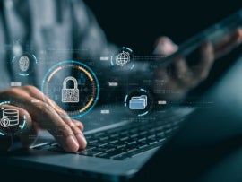 AI security concept art.