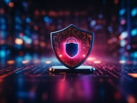 Cybersecurity and data protection concept image.