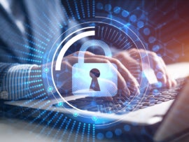 A user going through identity access management.