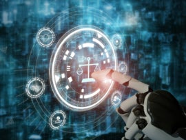 AI ethics or AI Law concept.